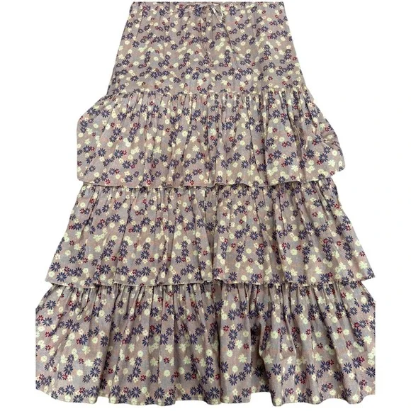 Floral Purple Maxi Dress - Picture 5 of 13